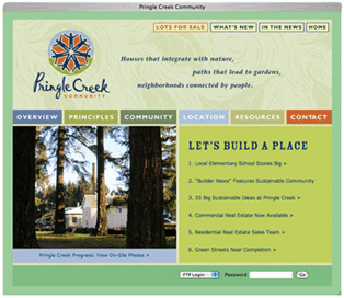 Pringle Creek Community web